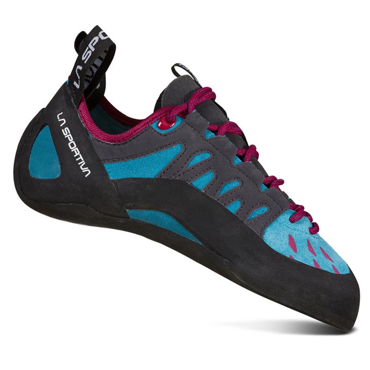 La Sportiva Tarantulace climbing shoe.