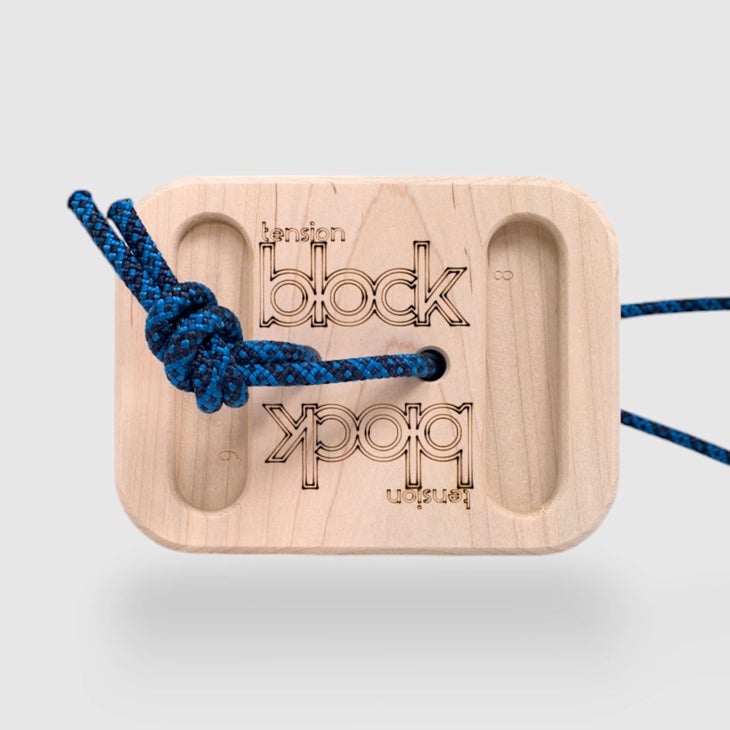 Tension Climbing The Block climbing hangboard.